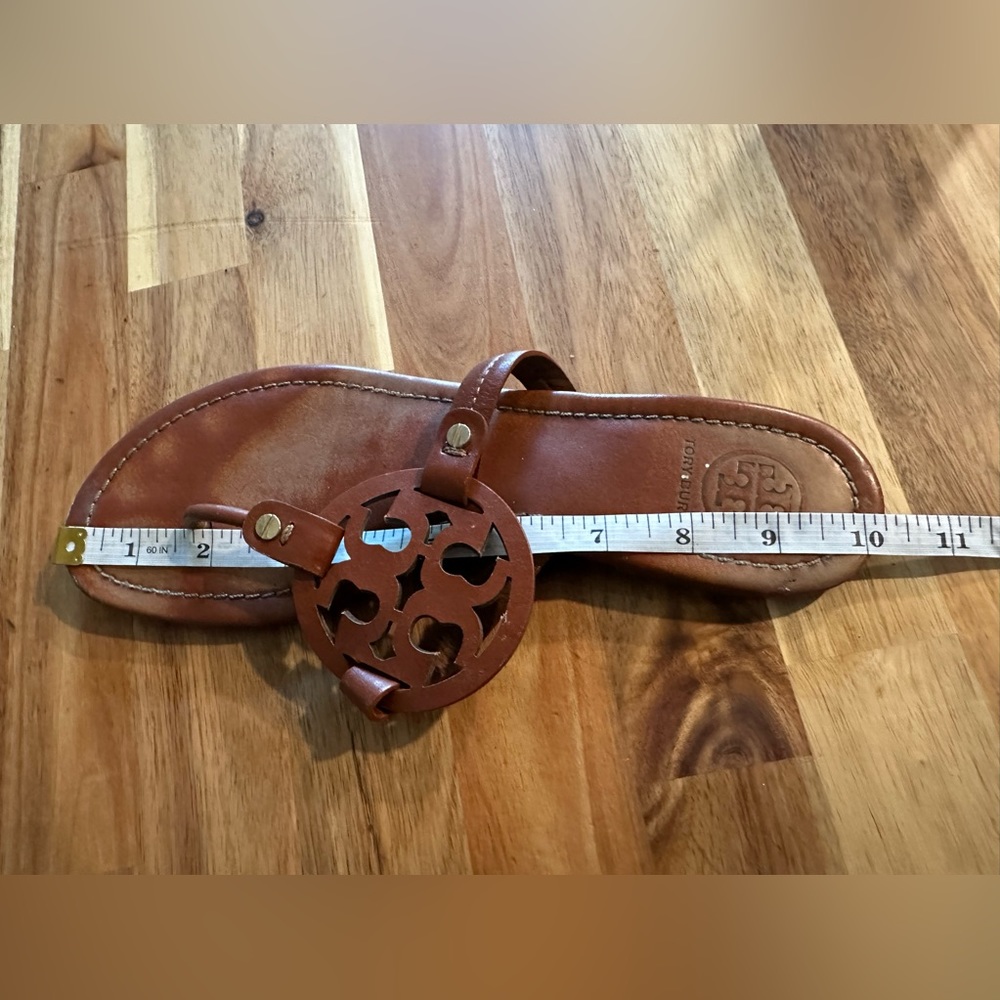 Tory Burch Miller Women’s  Cognac/Brown Sandals| Size 9 1/2 - Picture 10 of 10